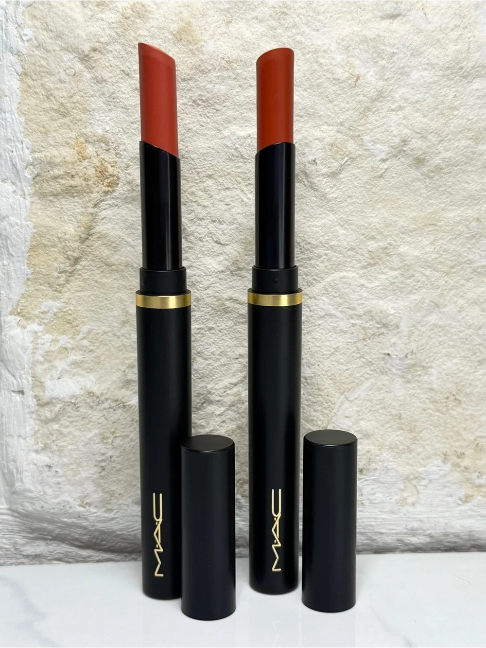 ⭐ MAC POWDER KISS VELVET BLUR SLIM STICK LIPSTICK DUO